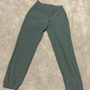 Lululemon green/grey jogger pants